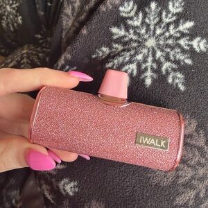 iWALK Pink Glitter portable charger